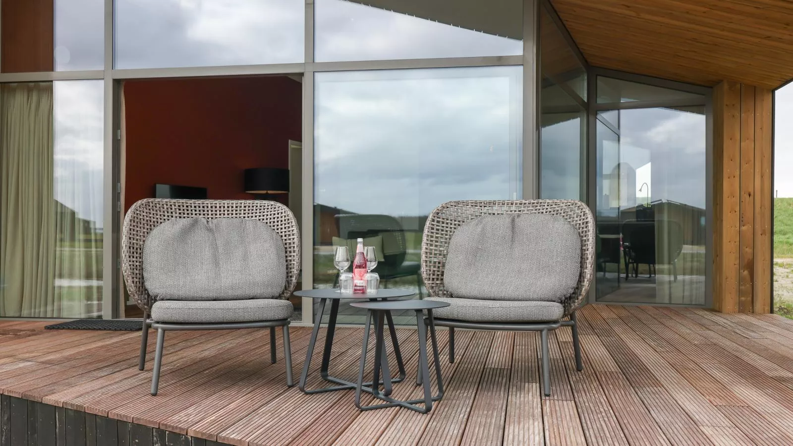 Natuurhuis Rietveer - Terrasbalkon