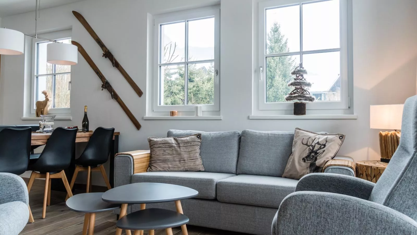 Luxury Tauern Suite Walchen Kaprun 6-Woonkamer