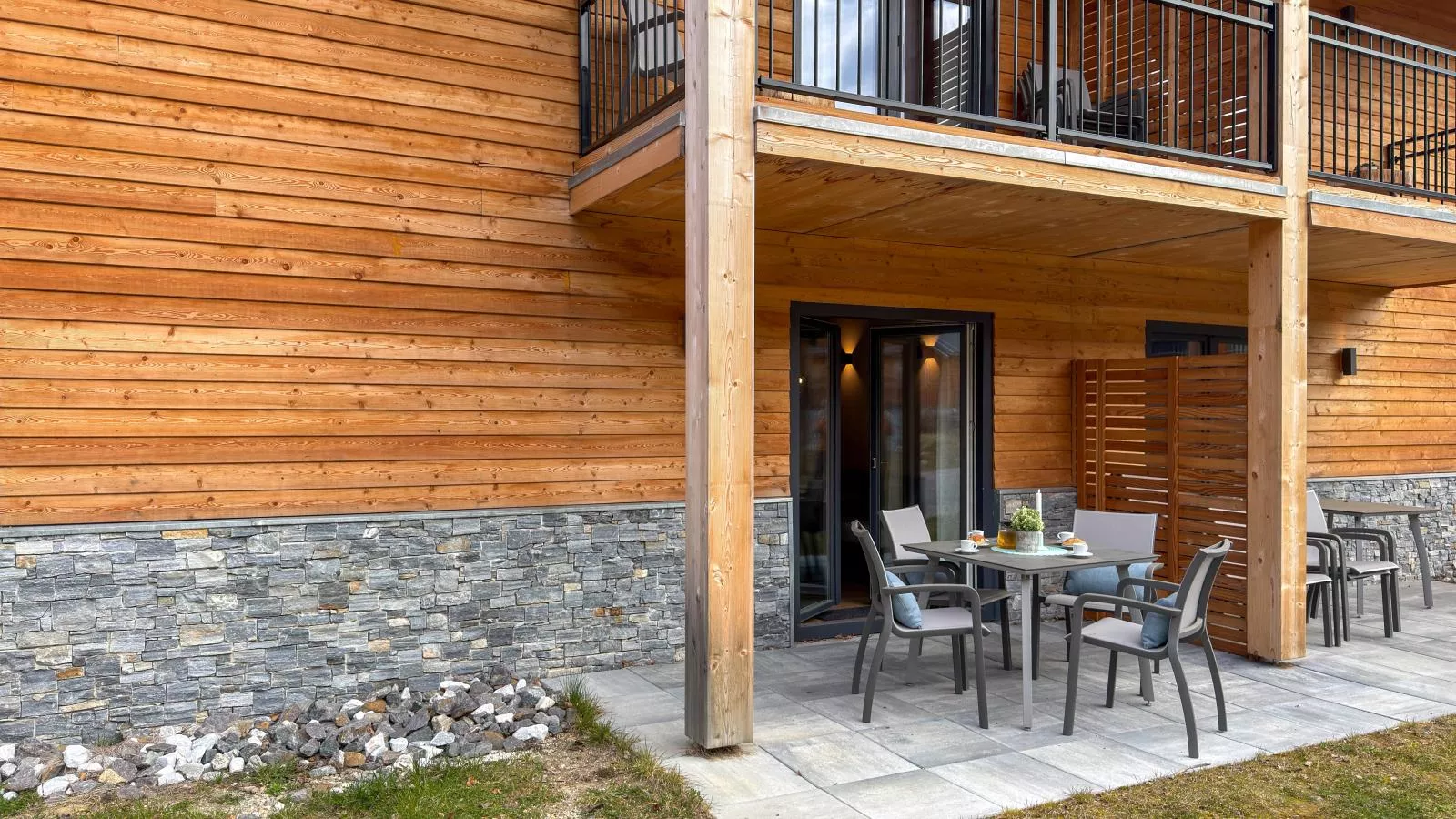 Seesicht Afritz am See - Terrasbalkon