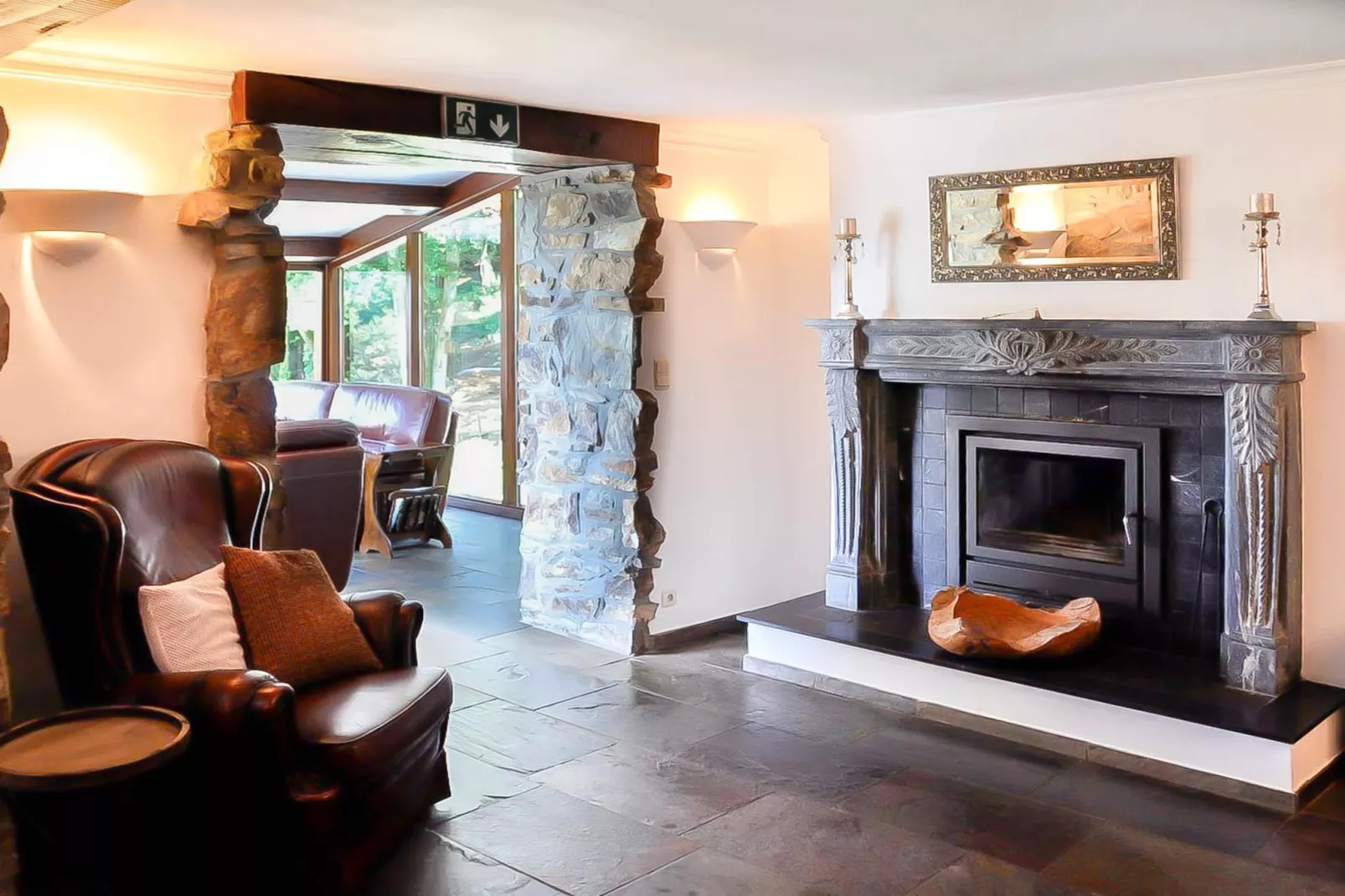 Landhuis la Forêt - Woonkamer