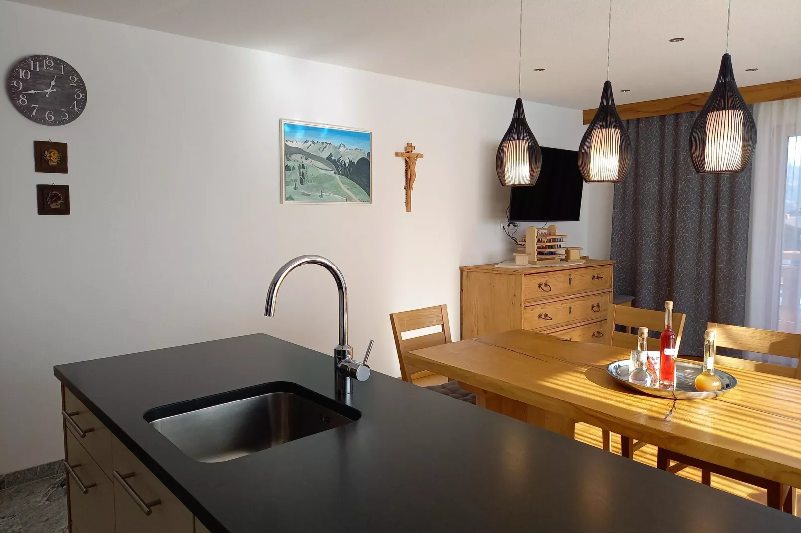 Ferienhaus Lerch 10 Personen-Woonkamer