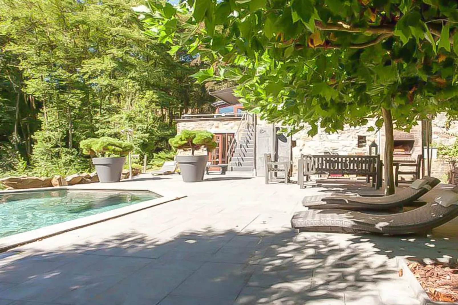 Landhuis la Forêt - Terrasbalkon