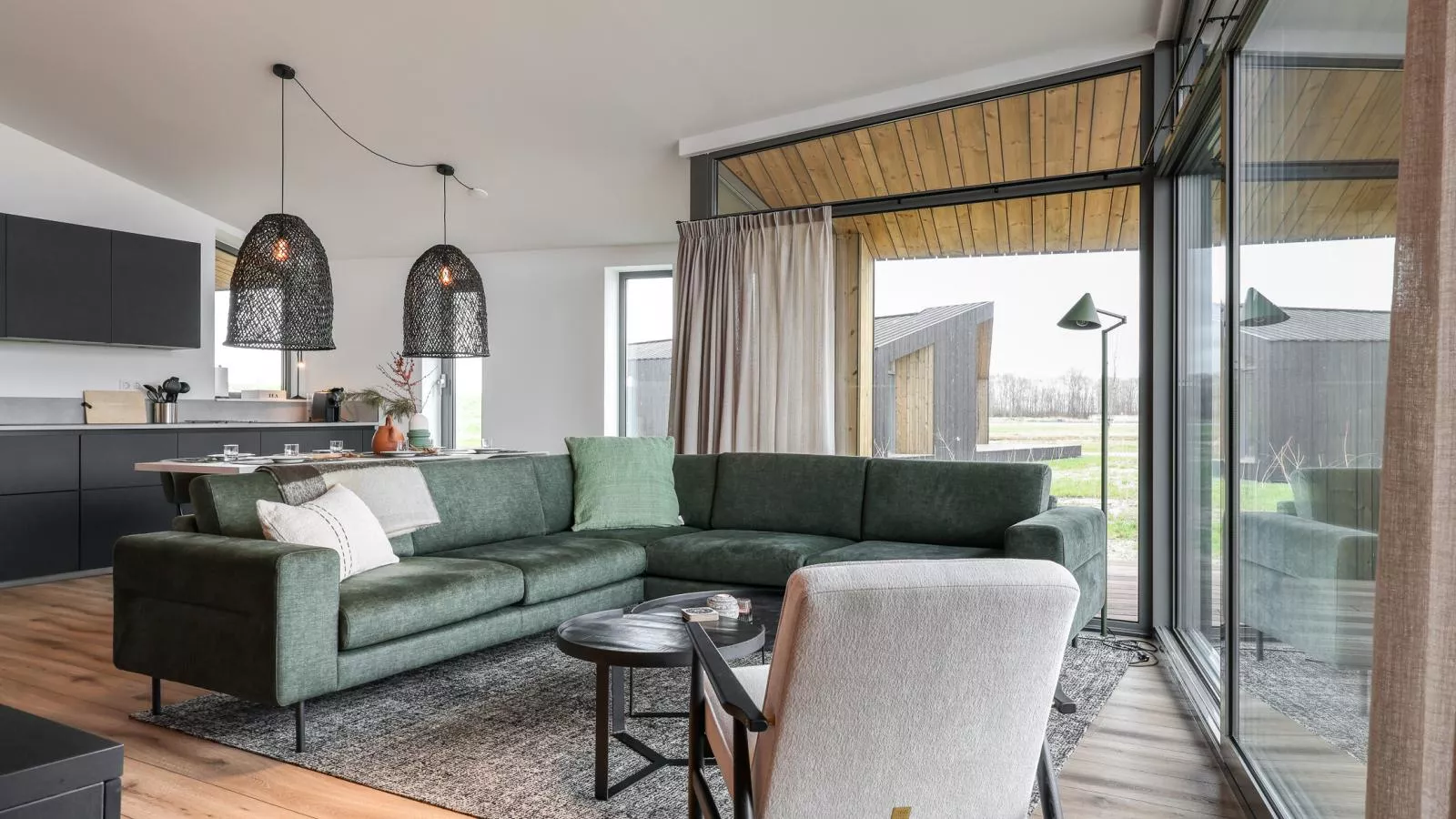 Natuurhuis Rietveer - Woonkamer
