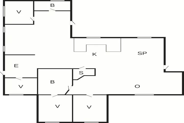 10 persoons vakantie huis in Væggerløse-By Traum - Plattegrond