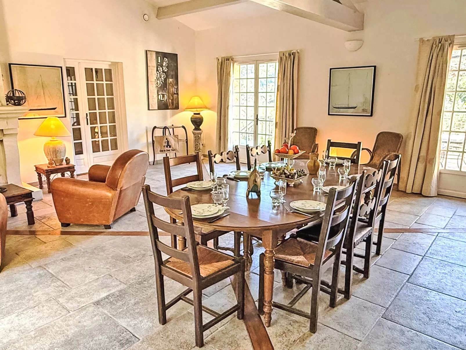 Villa 6 Chambres 12 Pers - Piscine - Clim - Wifi - Binnen