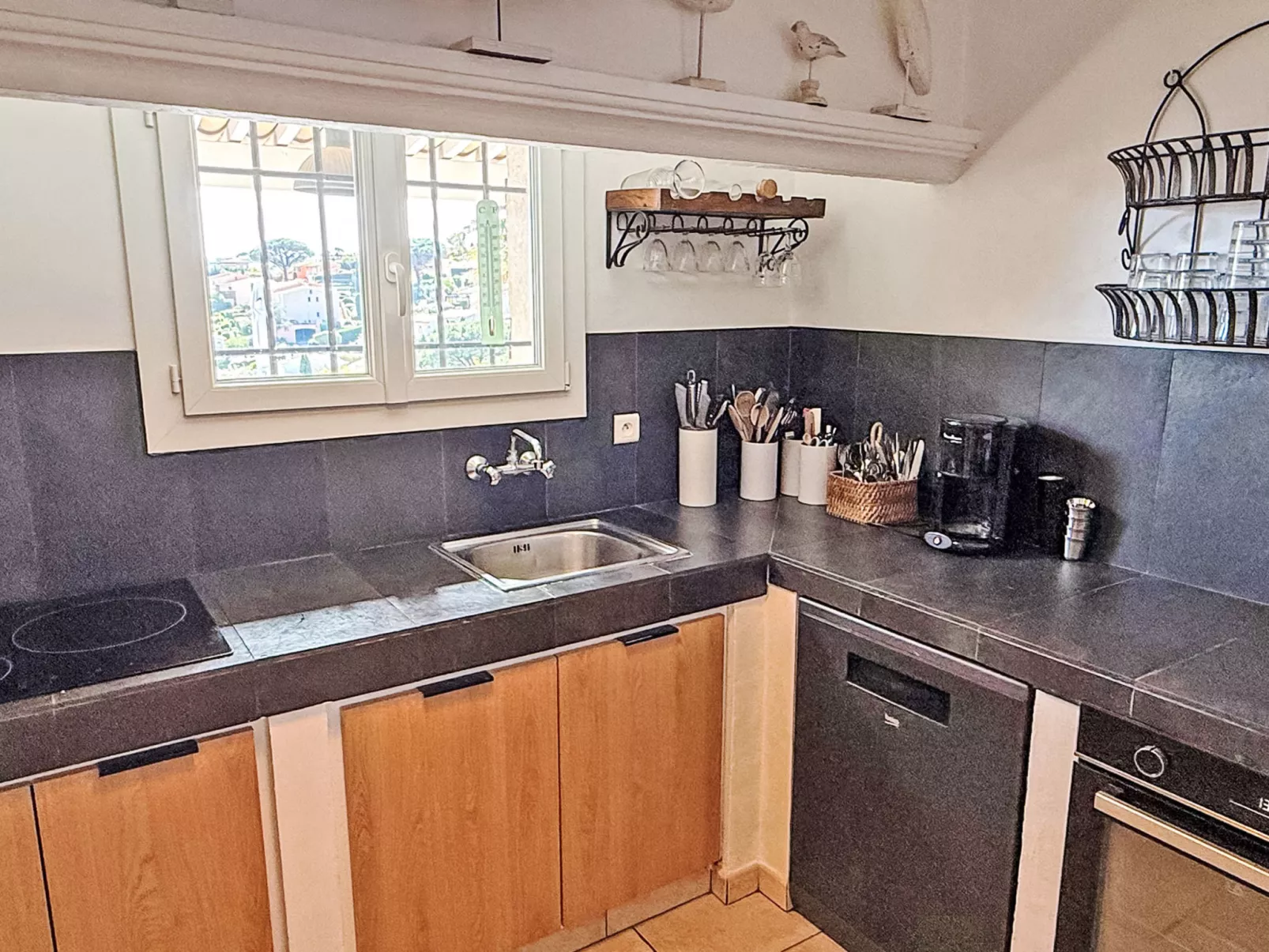 Haus 6 Personen- Klimaanlage- Wifi- Meerblick - Binnen