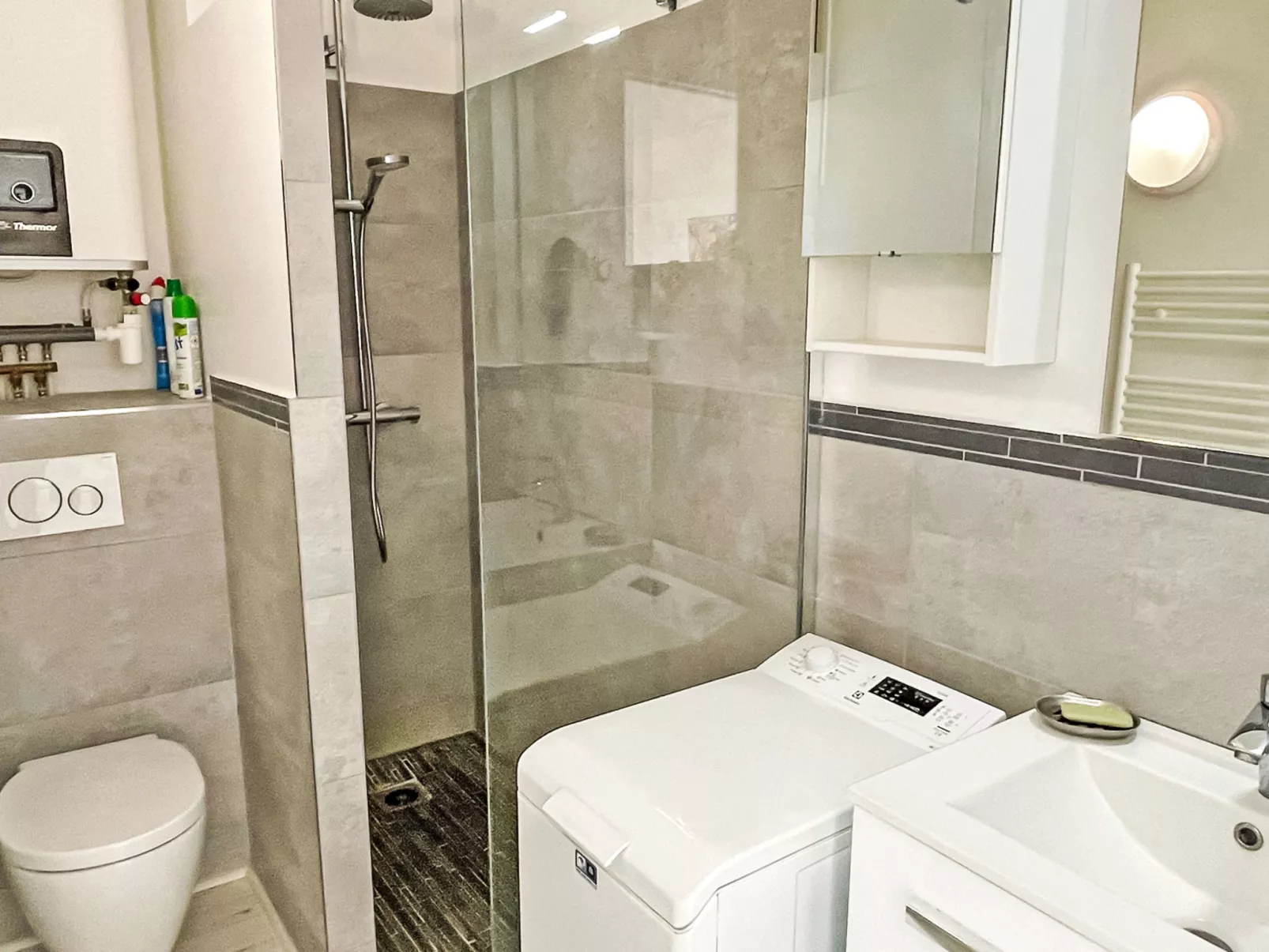 Appt T2 - Centre ville et plage - Vue Mer - Clim - Binnen