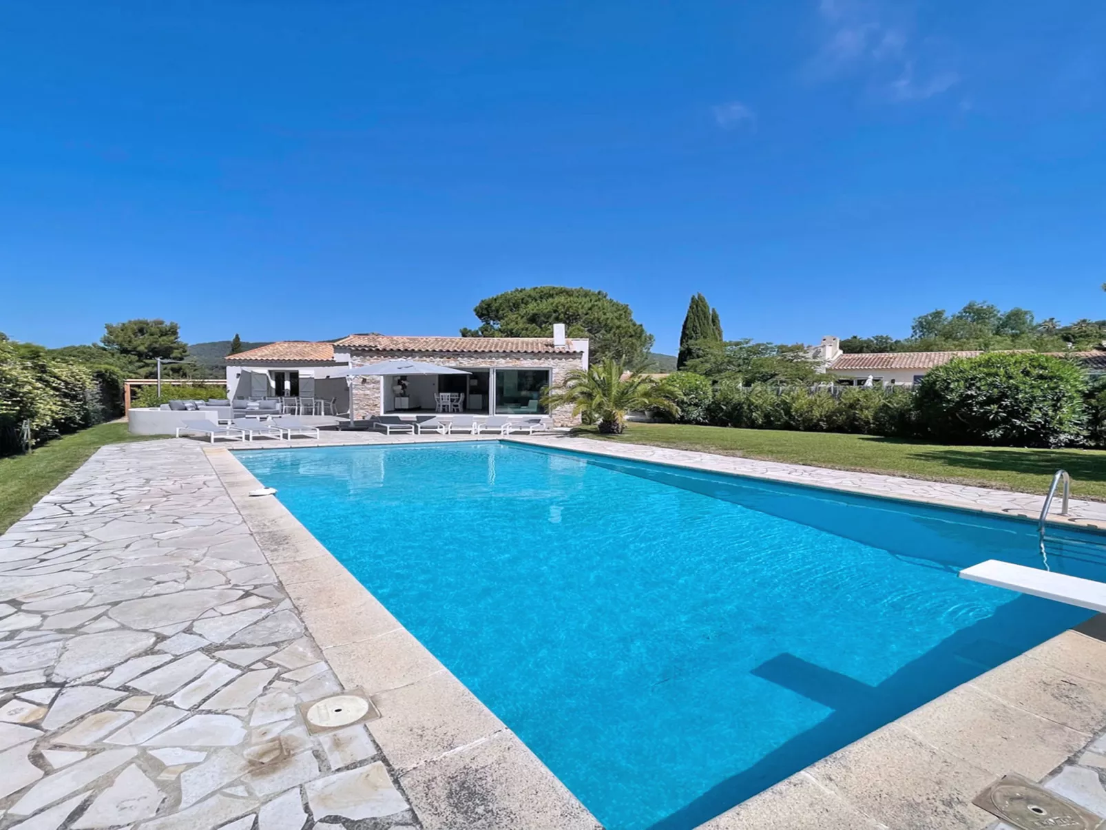 Villa 10 Pers - Piscine privée - Clim - Grimaud - Buiten