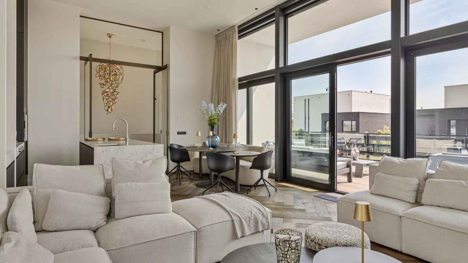 Zilte Watervilla - Woonkamer