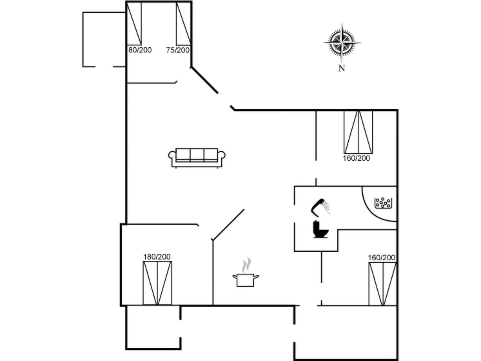"Næwe" - 30km from the sea