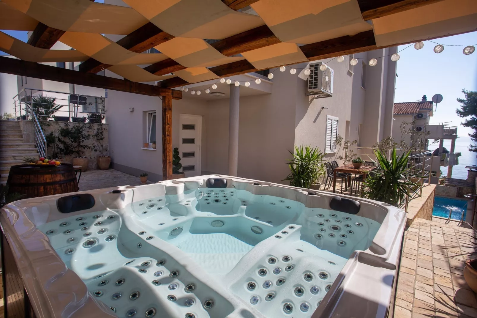 Apartments Aqua - Superior Two Bedroom Apartment with Terrace and Sea View (Aqua 2) - Spa