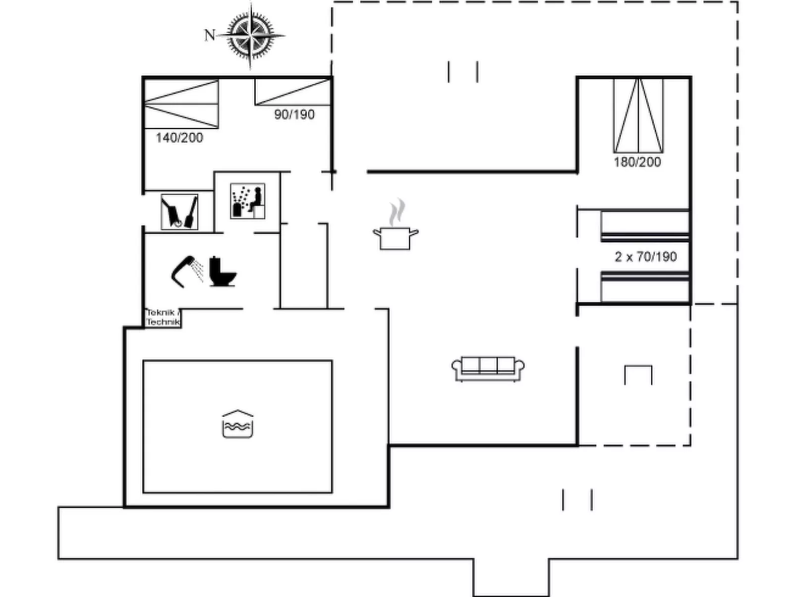 "Franka" - 950m from the sea