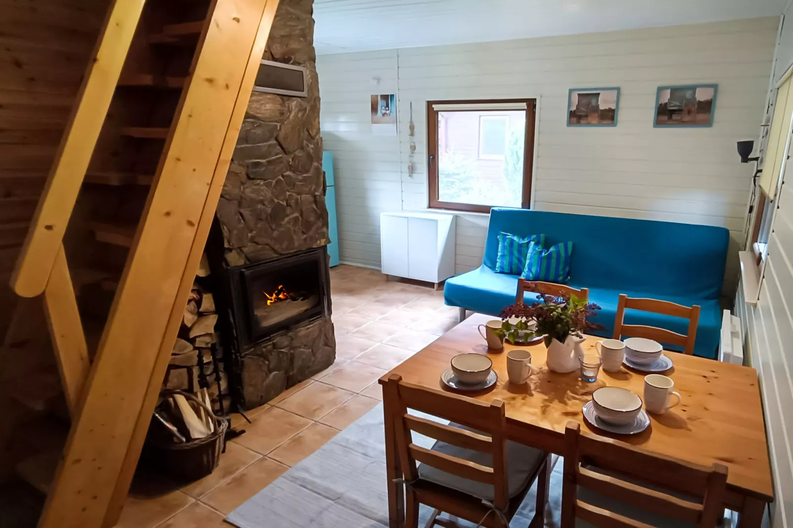 Domek wakacyjny z 2 sypialniami na piętrze w Kopalinie