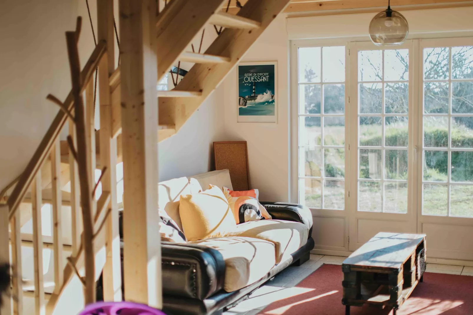 Ferienhaus in Lanildut - Woonkamer