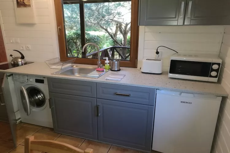 	Domek wakacyjny z 1 sypialnią na piętrze w Kopalinie - Keuken