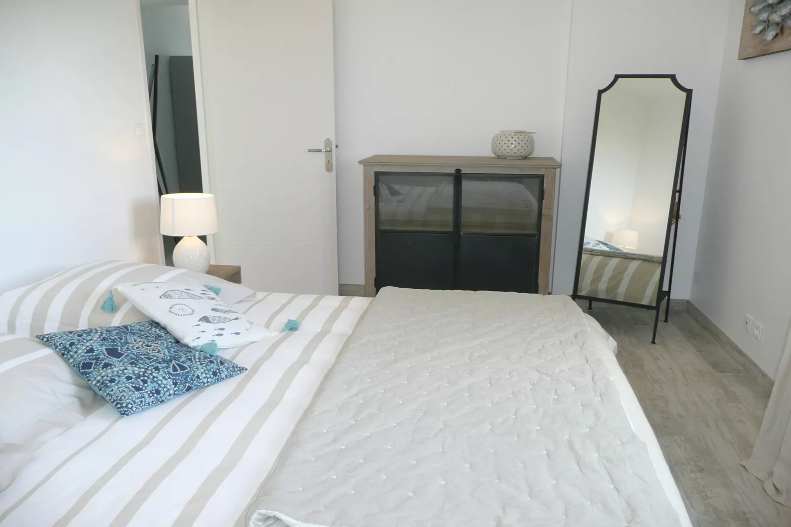 Ferienhaus mit Panorama-Meerblick Plonévez-Porzay - Slaapkamer