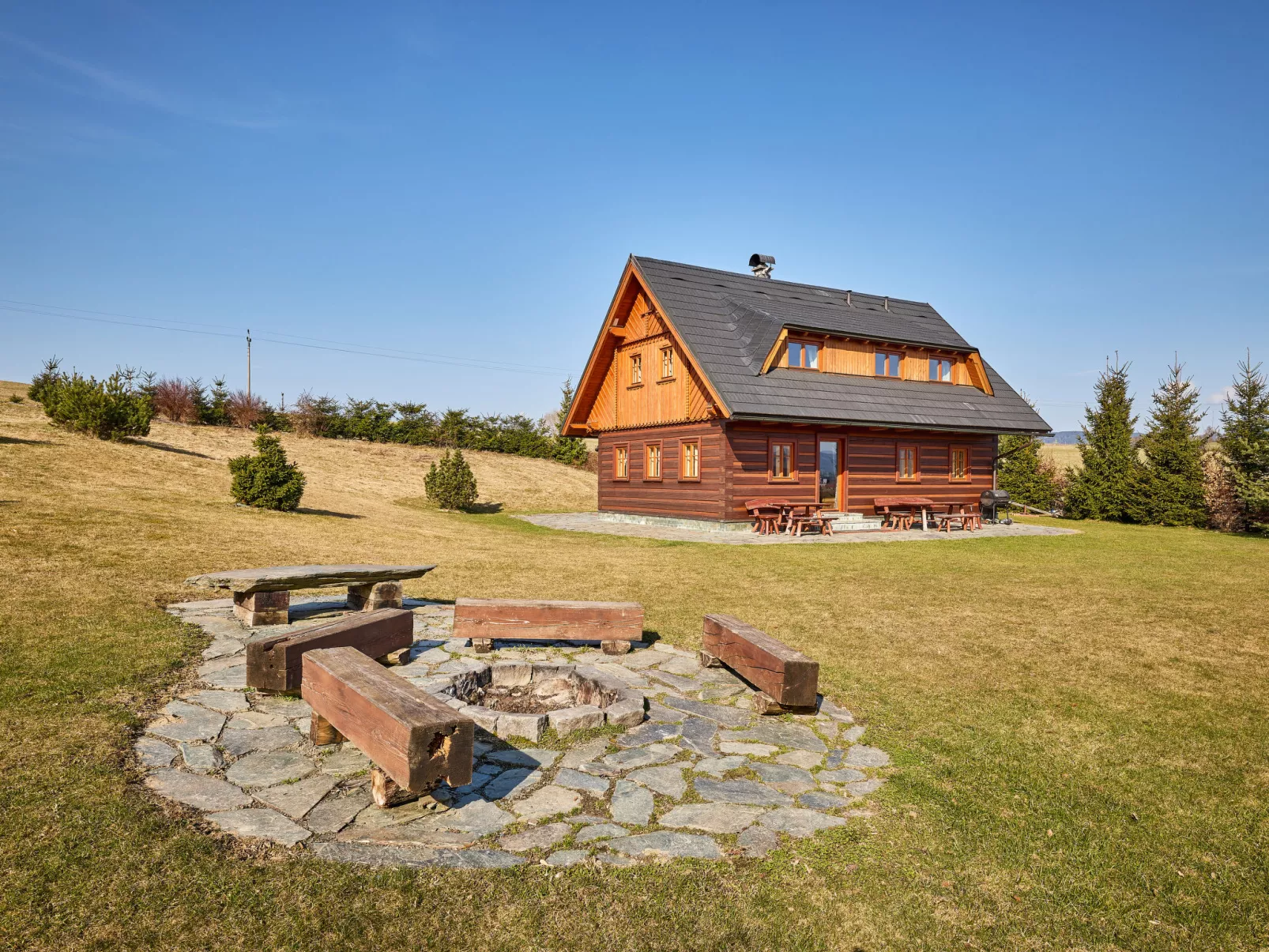 Timber Lodge with Hydromassage