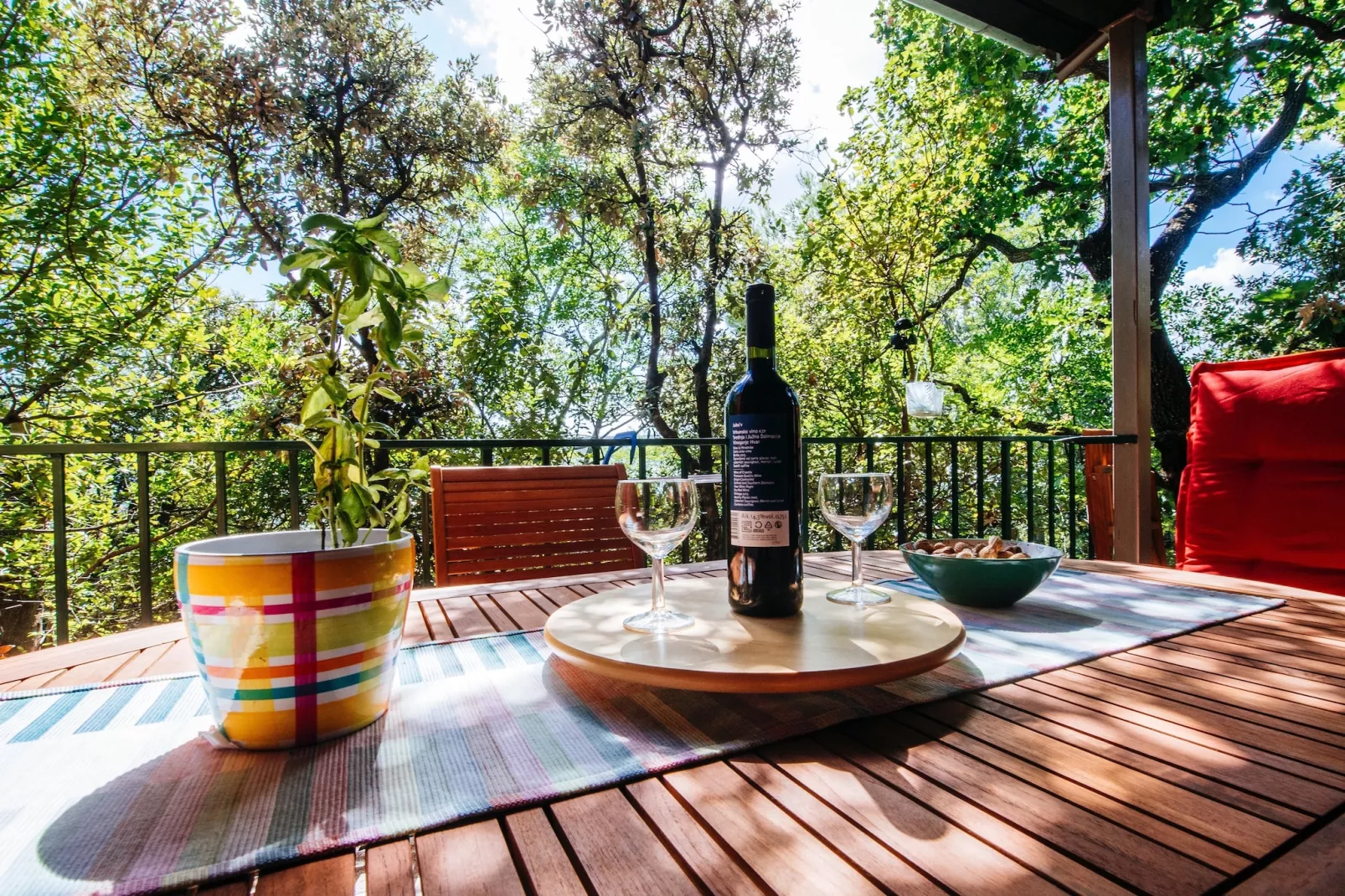 Beachfront  house Dunja - Terrasbalkon