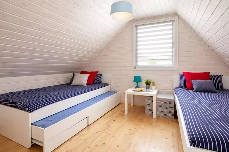 Holiday homes Rewal 60 qm Kapitäns Haus - Slaapkamer