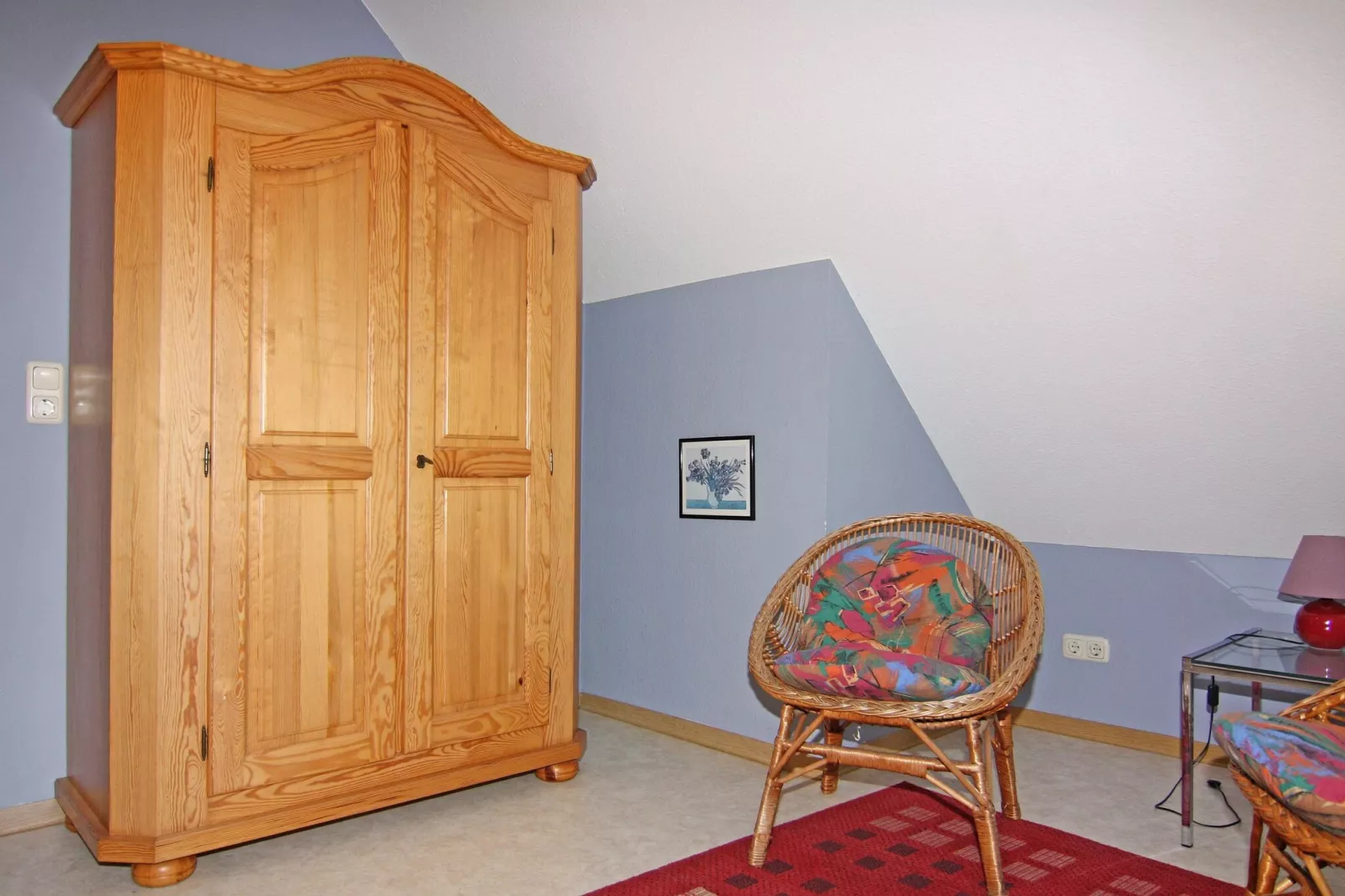 App F 15 a-DG über 2 Etagen 105 qm 4 Pers-Slaapkamer