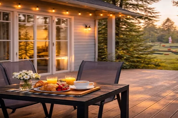 Holiday homes Rewal 60 qm Kapitäns Haus - Terrasbalkon