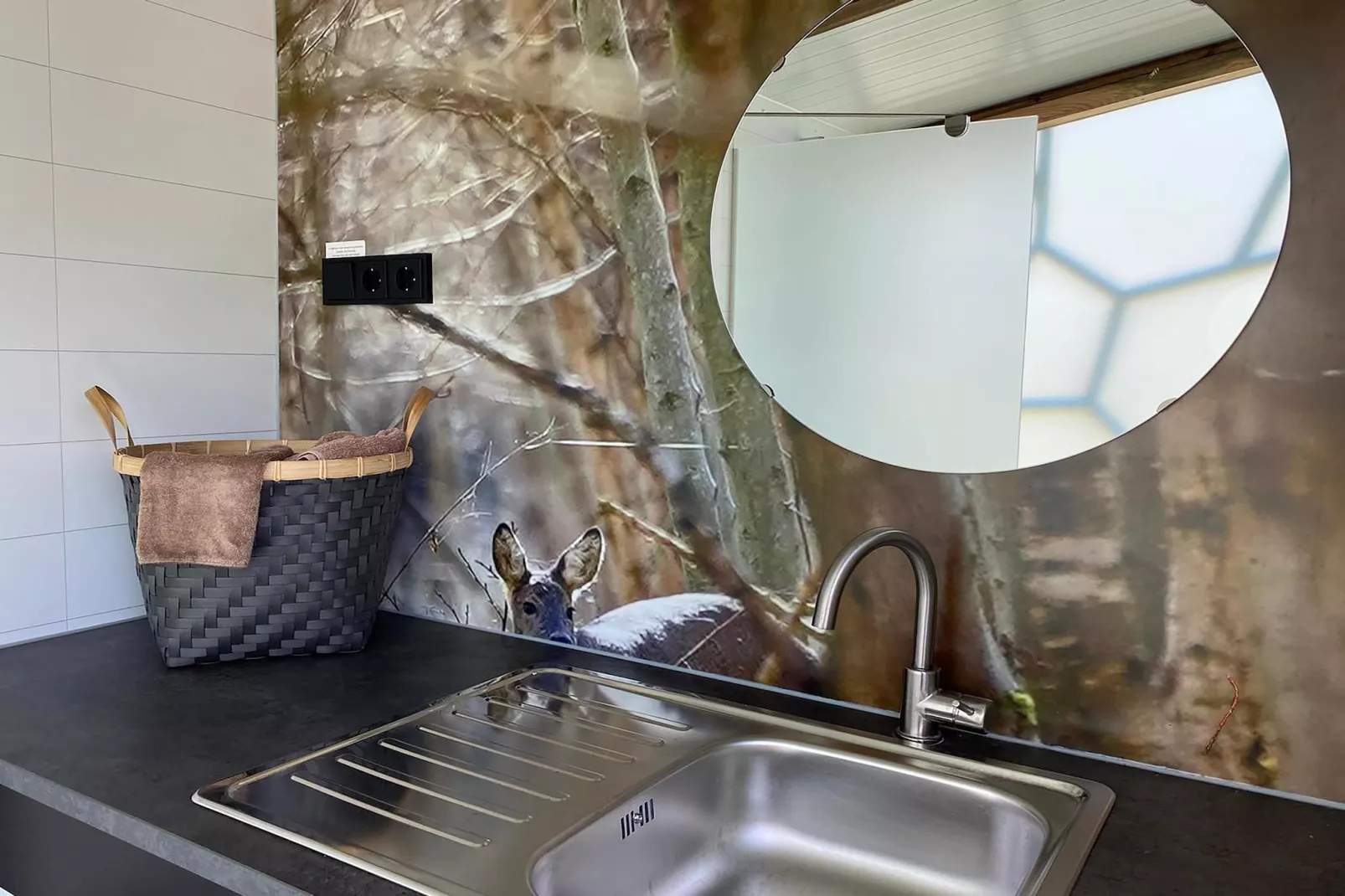 Tentlodge Partijs Wellness met sauna en prive-bad-2p - Badkamer