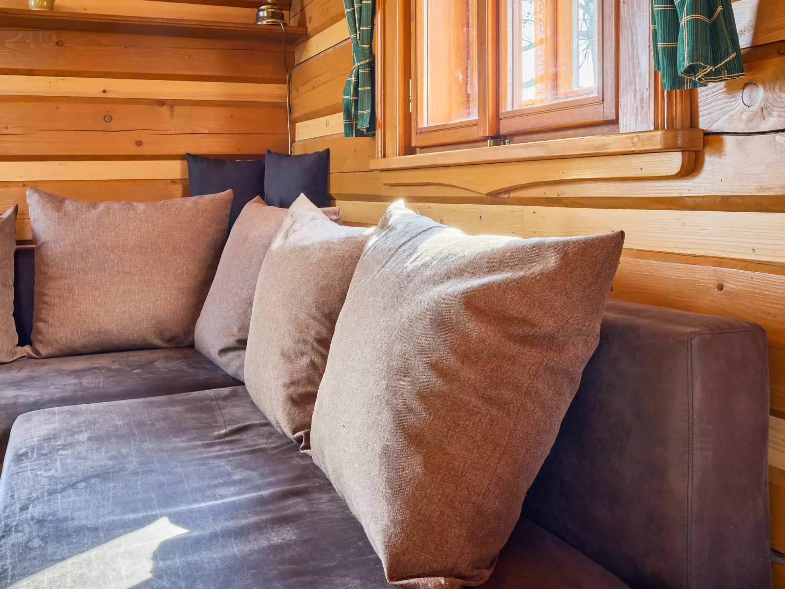 Timber Lodge with Sauna - Binnen