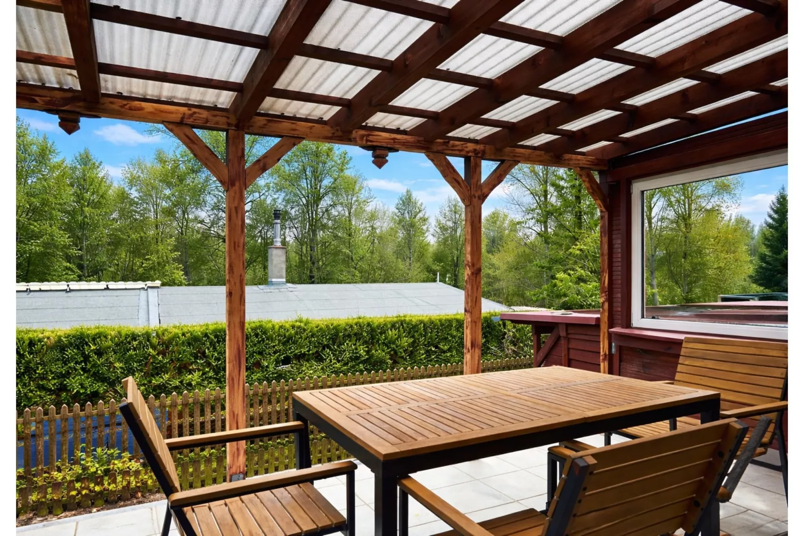 Ferienhaus Amy - Terrasbalkon