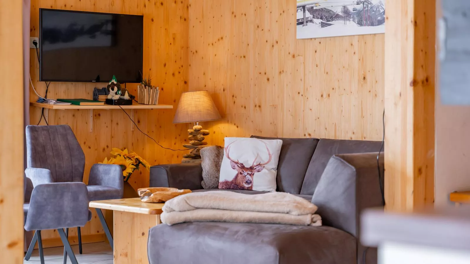 Das Edelweiss - Woonkamer