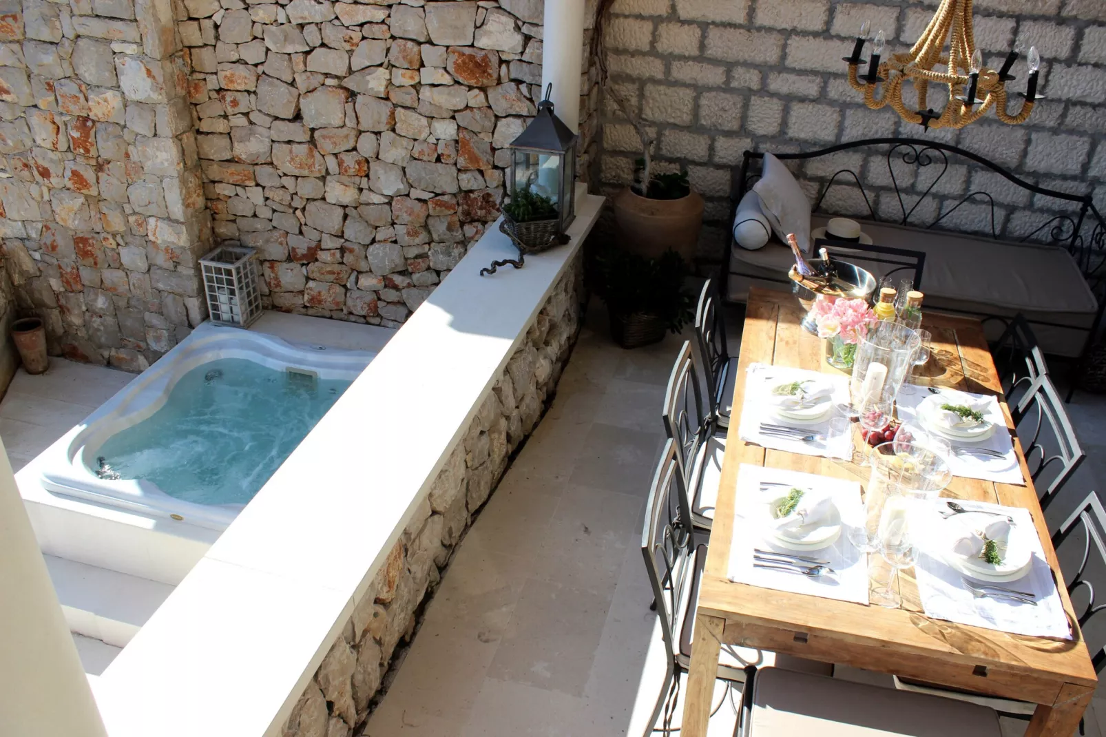 Seafront villa Marella - Terras