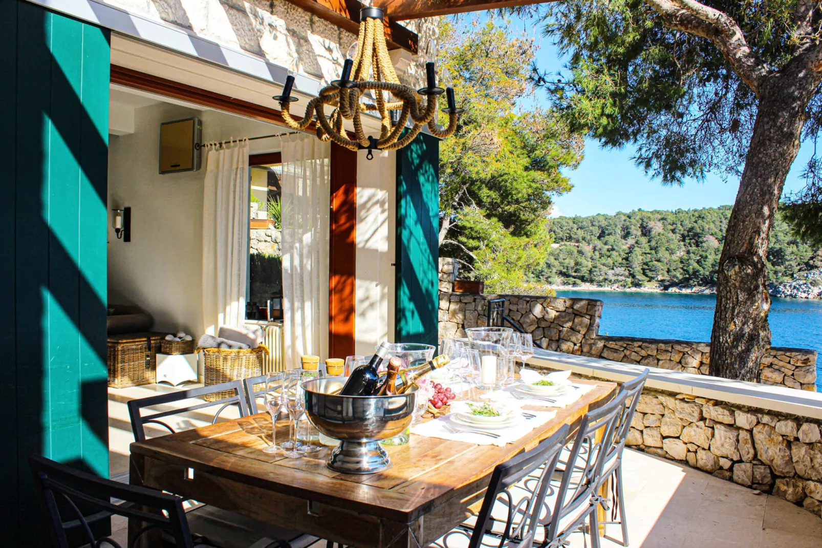 Seafront villa Marella - Terras