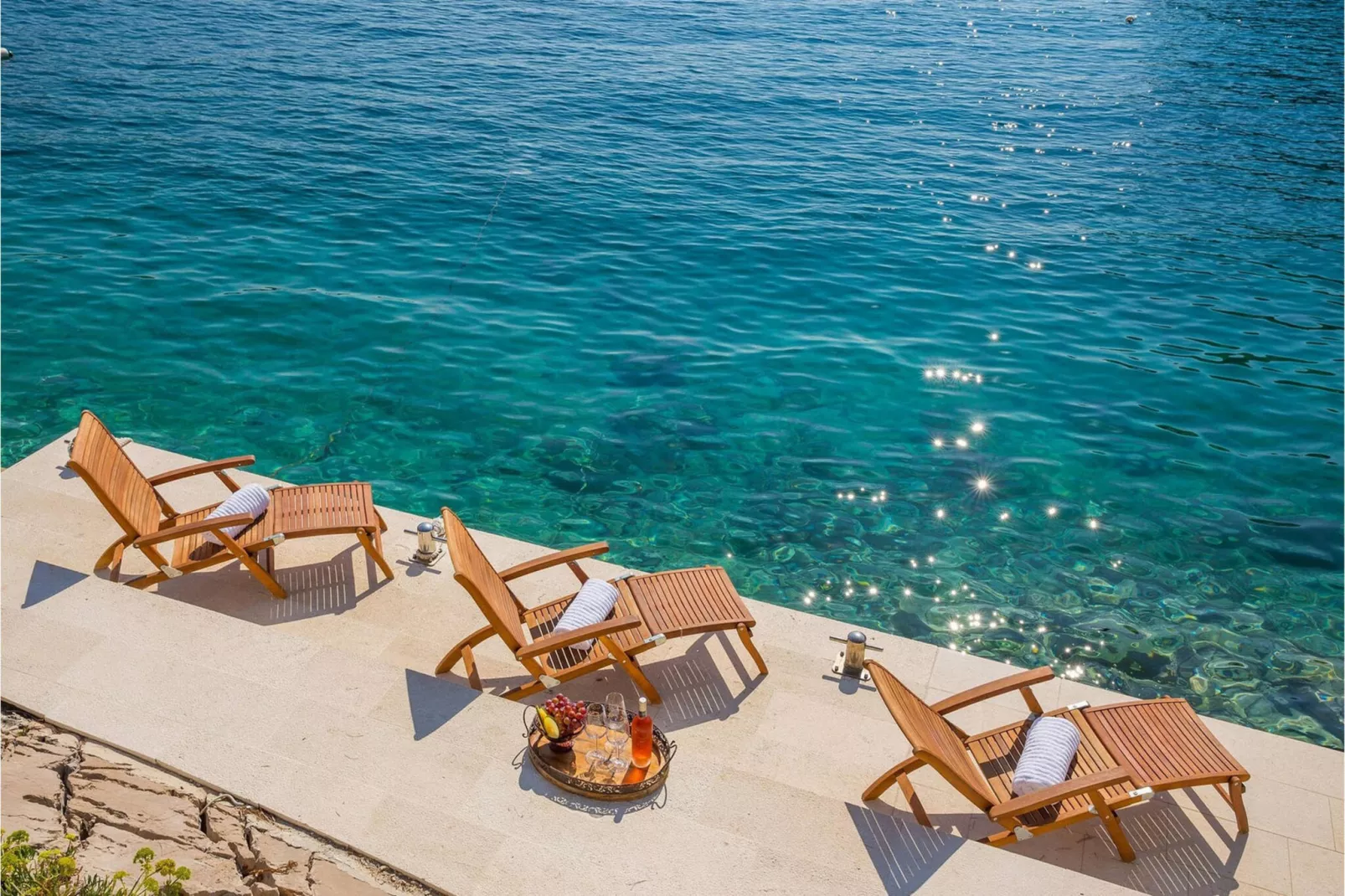 Seafront villa Marella - Terras