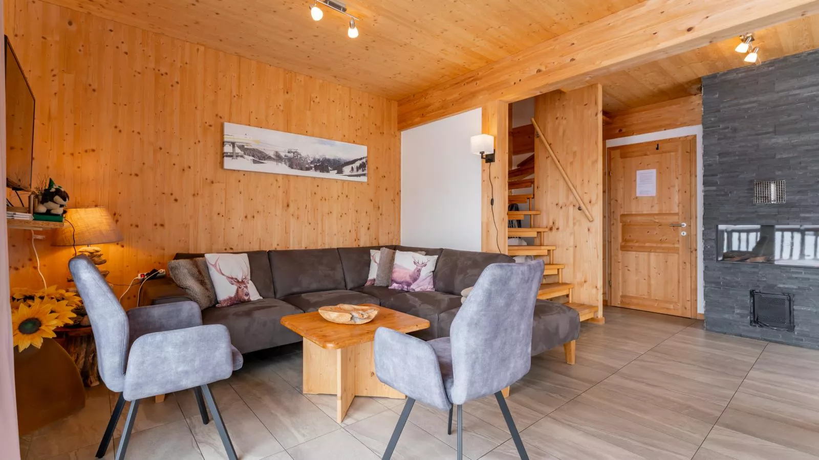 Das Edelweiss - Woonkamer