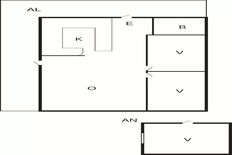 6 Personen vakantie huis in HENÅN - Plattegrond