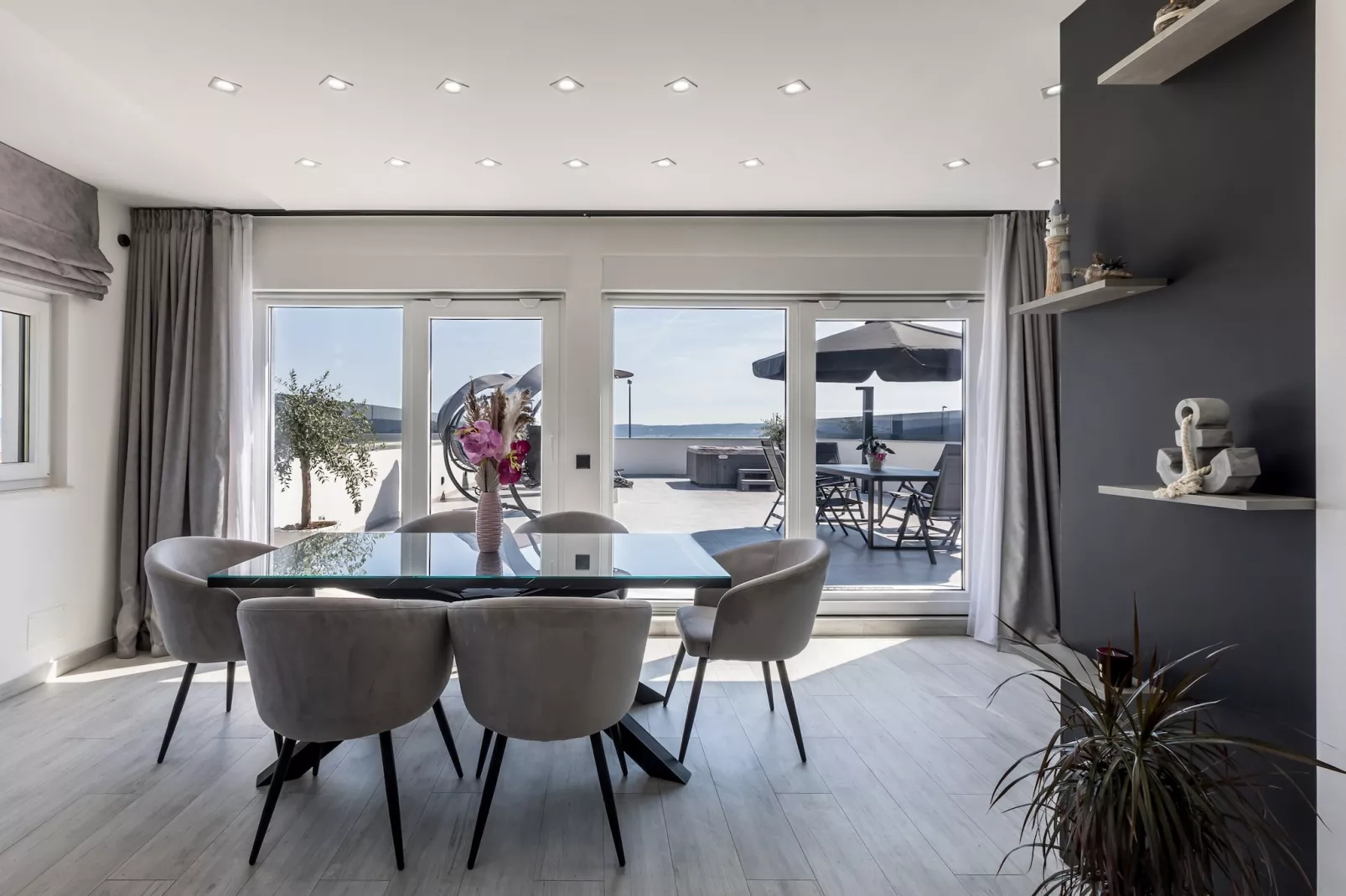Scenic Kastel Luksic Apartments - Two Bedroom Apartment (owner Penthouse) - Woonkamer