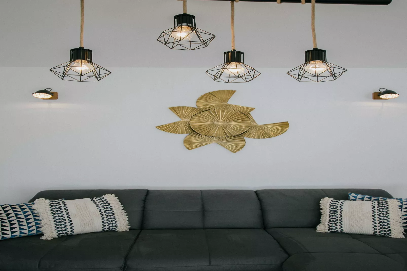 Spacious Luxury Trogir Apartments - Two Bedroom Apartment (Marin) - Woonkamer
