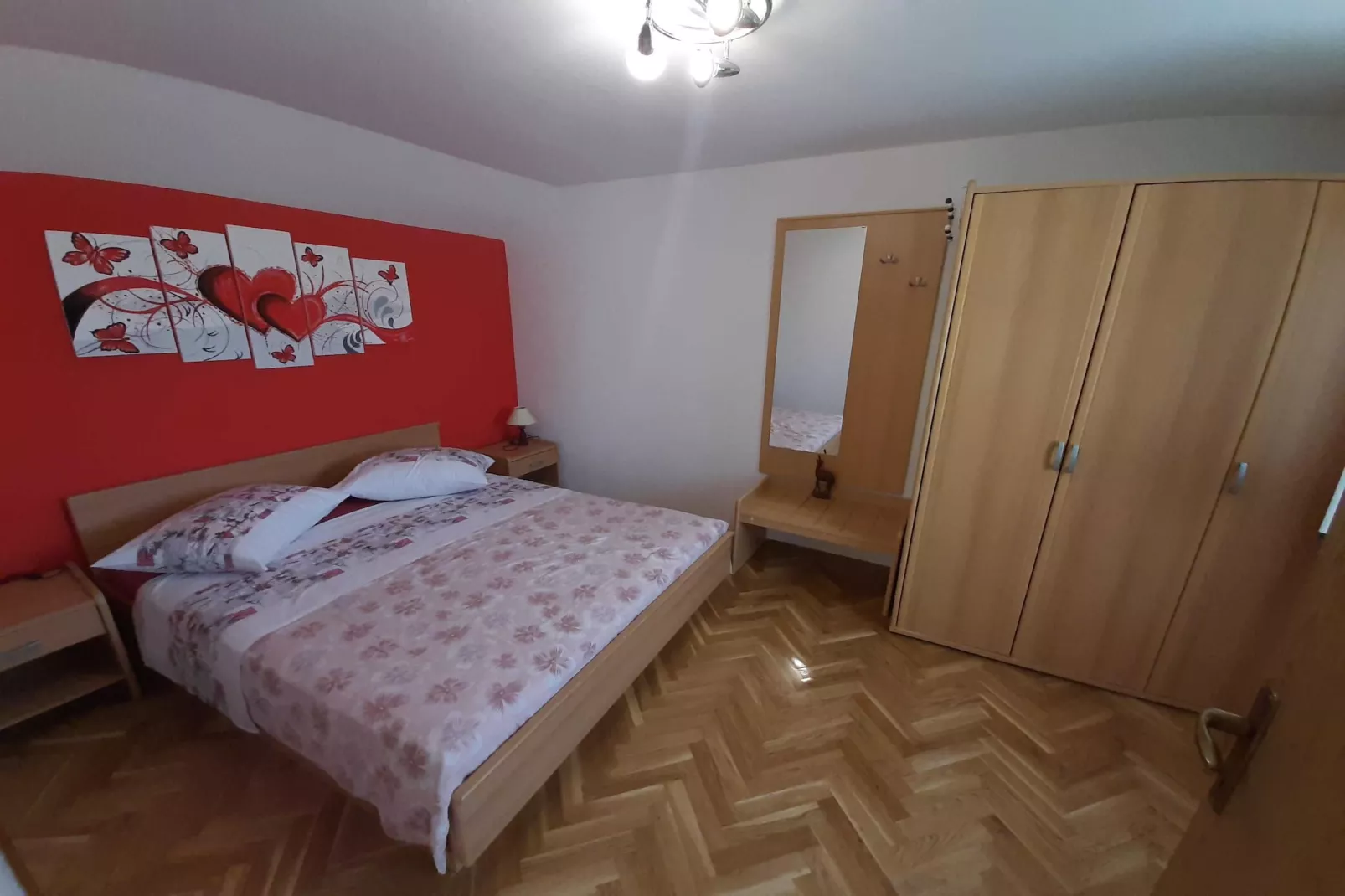 Cozy Apartments with Private Balcony Vinisce - Standard Two Bedroom Apartment (Owner I) - Slaapkamer