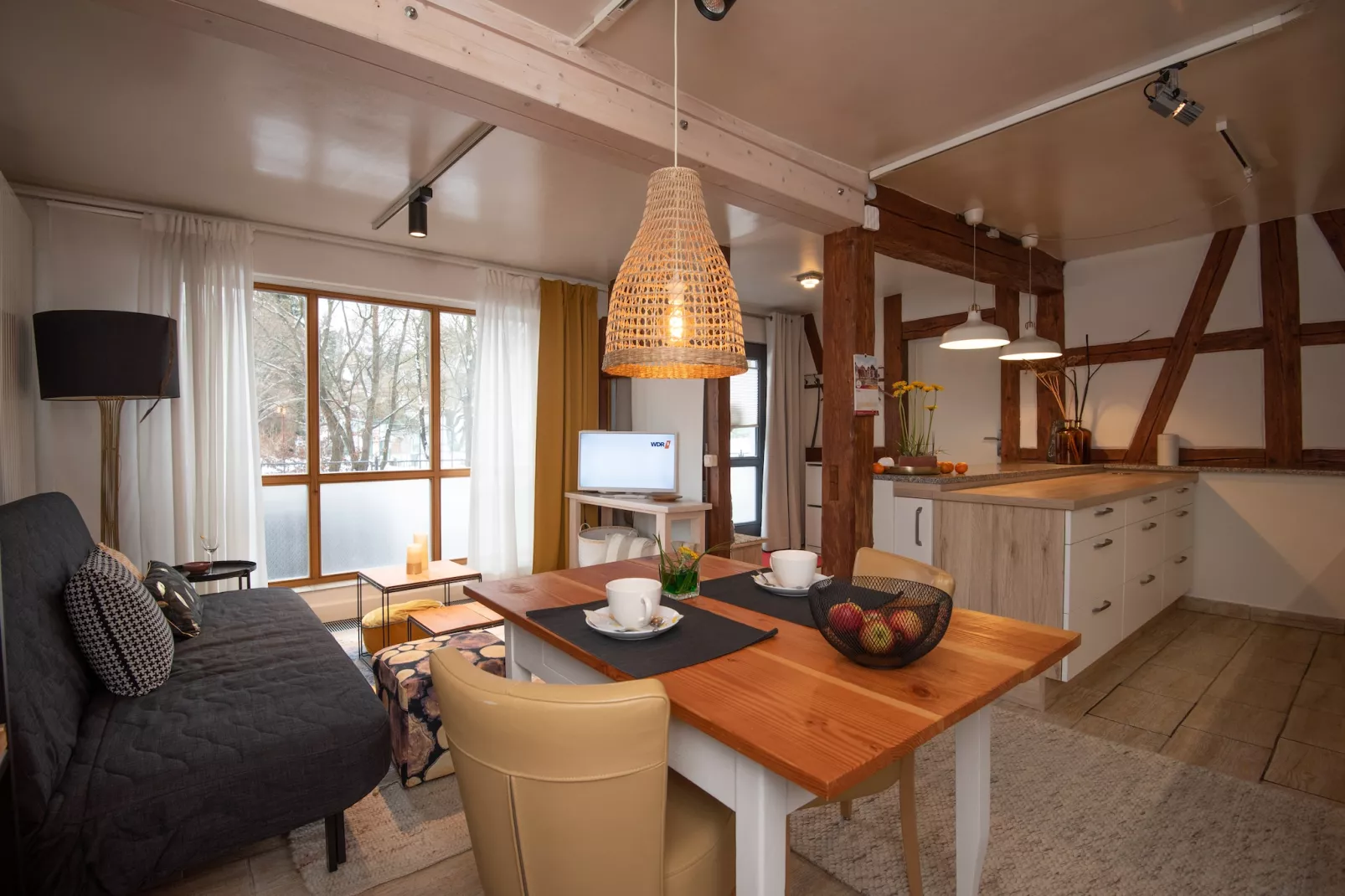 Ferienwohnung Eliese - Woonkamer