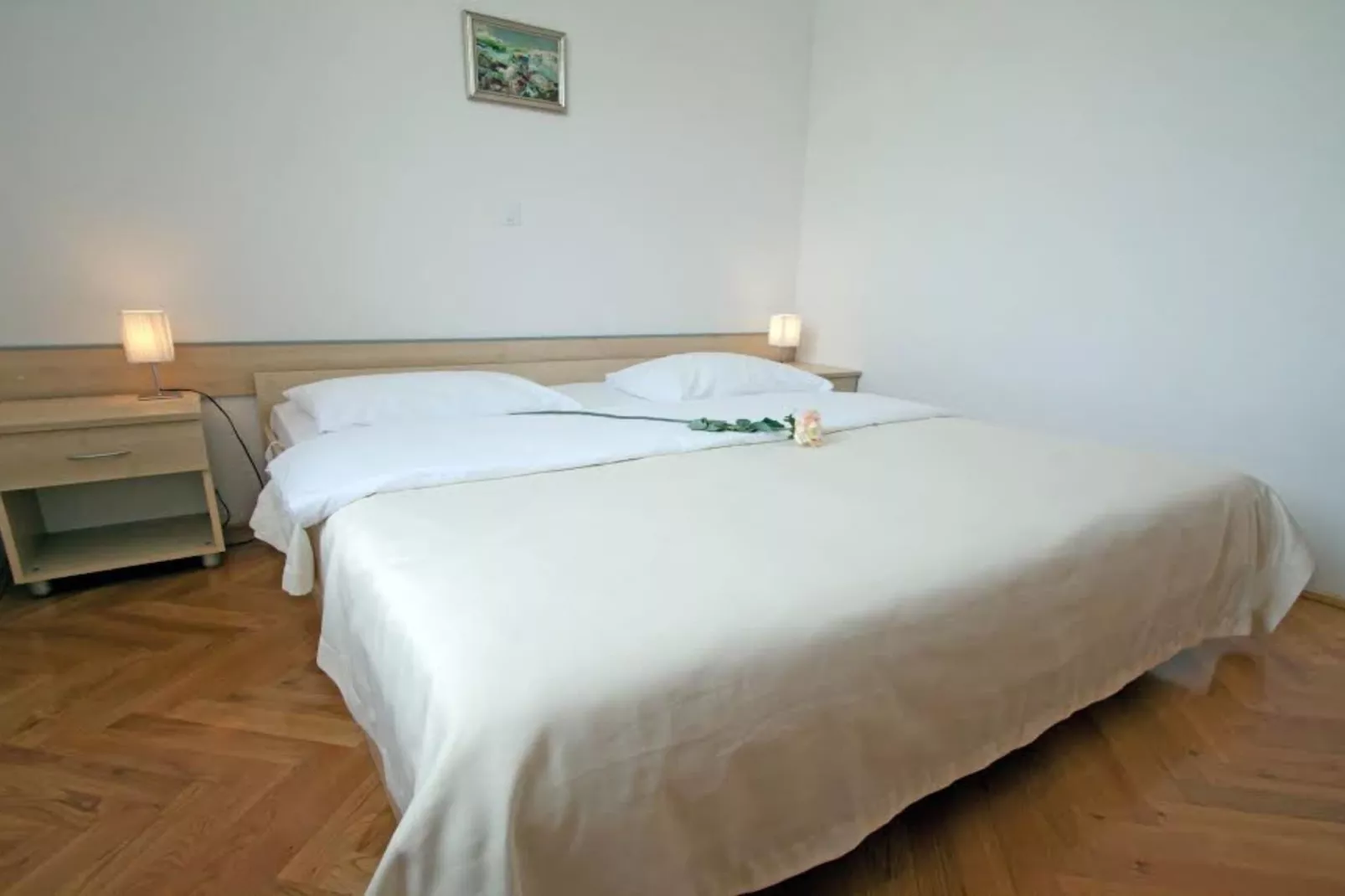 Beachfront Apartments Tamarix - Superior One Bedroom Apartment (Grand) 5 - Slaapkamer