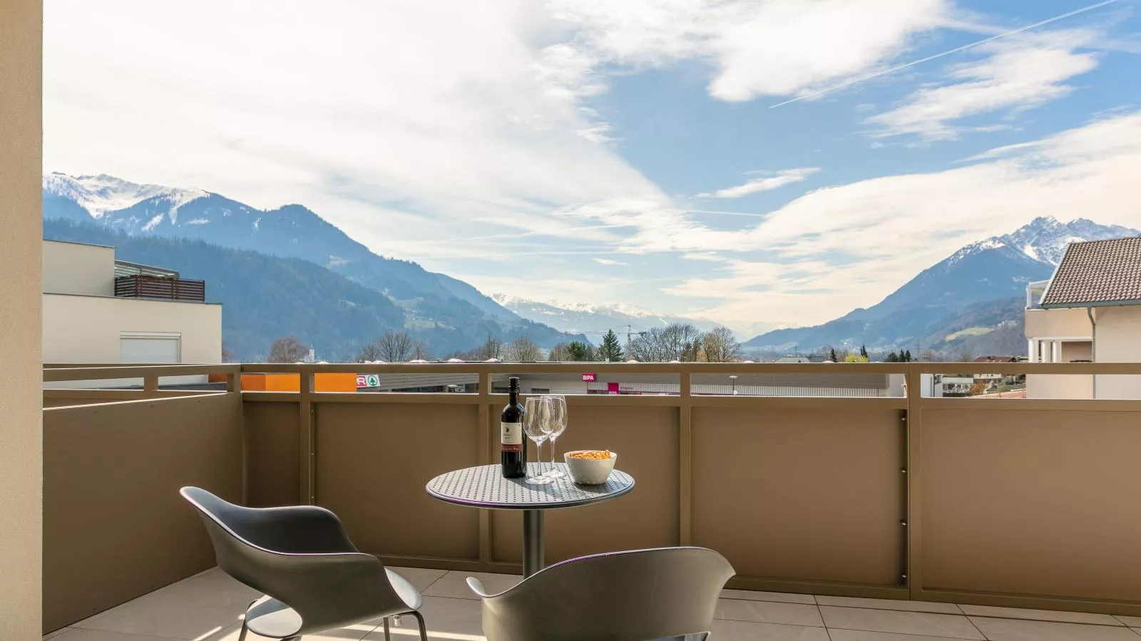 City Apartments Jenbach Top 4 - Terrasbalkon