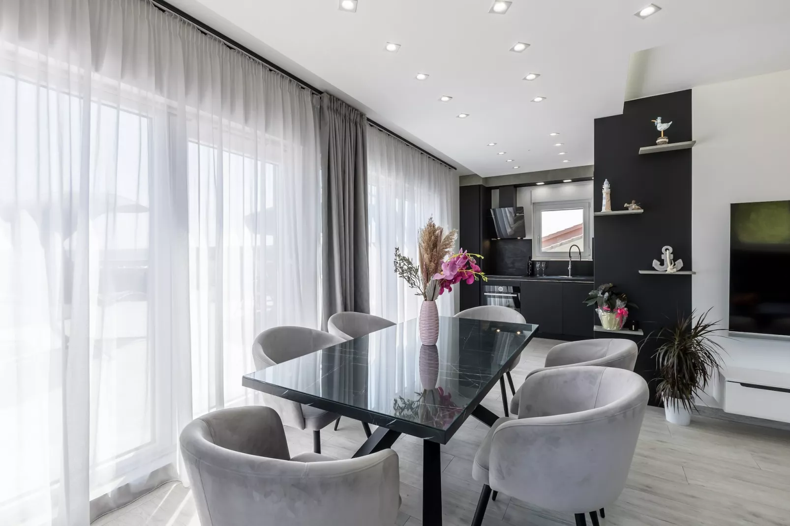 Scenic Kastel Luksic Apartments - Two Bedroom Apartment (owner Penthouse) - Keuken