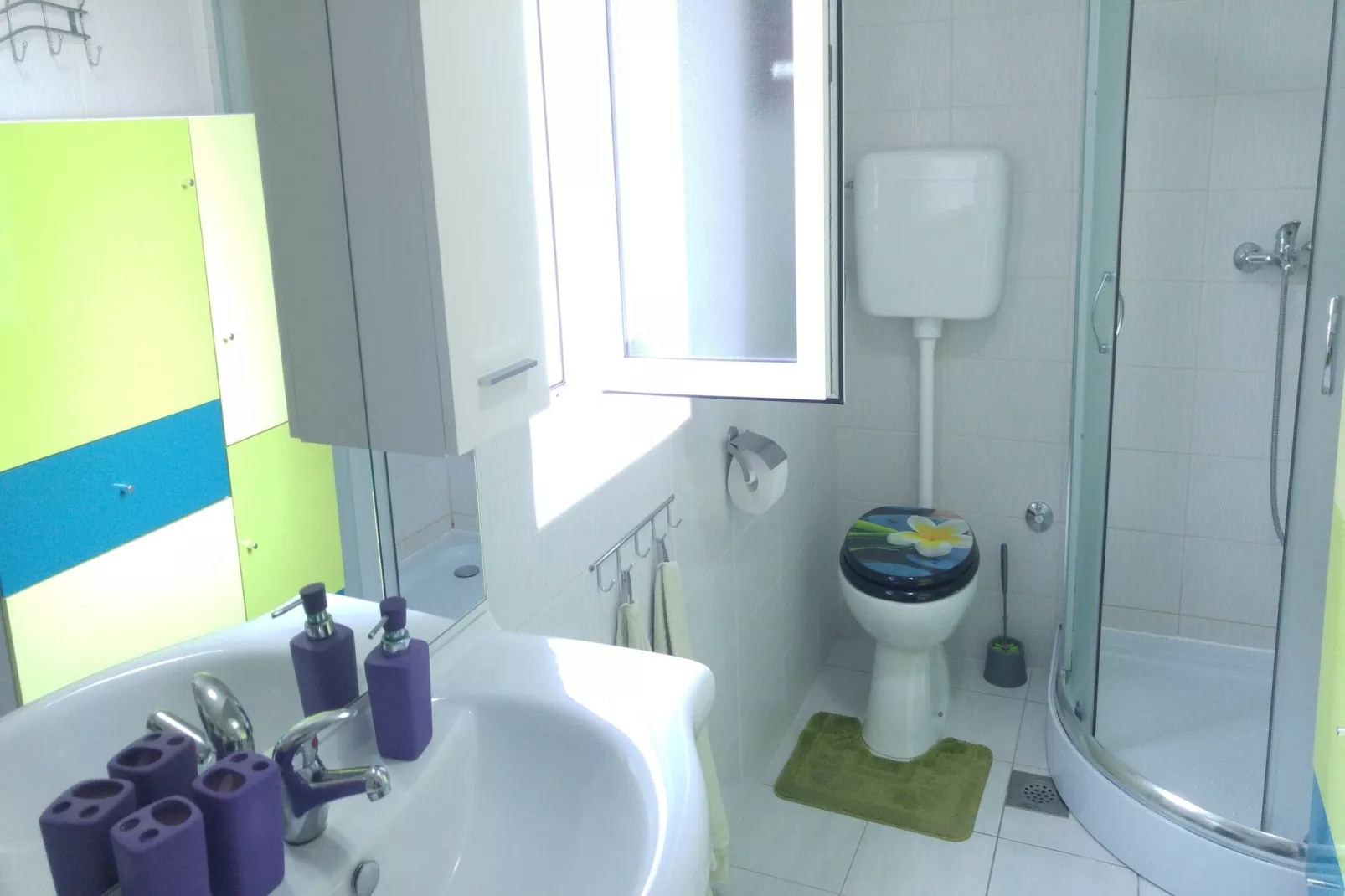 Cozy Island Apartment Lavanda on Krk - Two Bedroom Apartment with Terrace - Badkamer