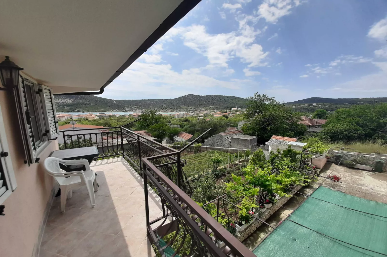 Cozy Apartments with Private Balcony Vinisce - Standard Two Bedroom Apartment (Owner I) - Terrasbalkon