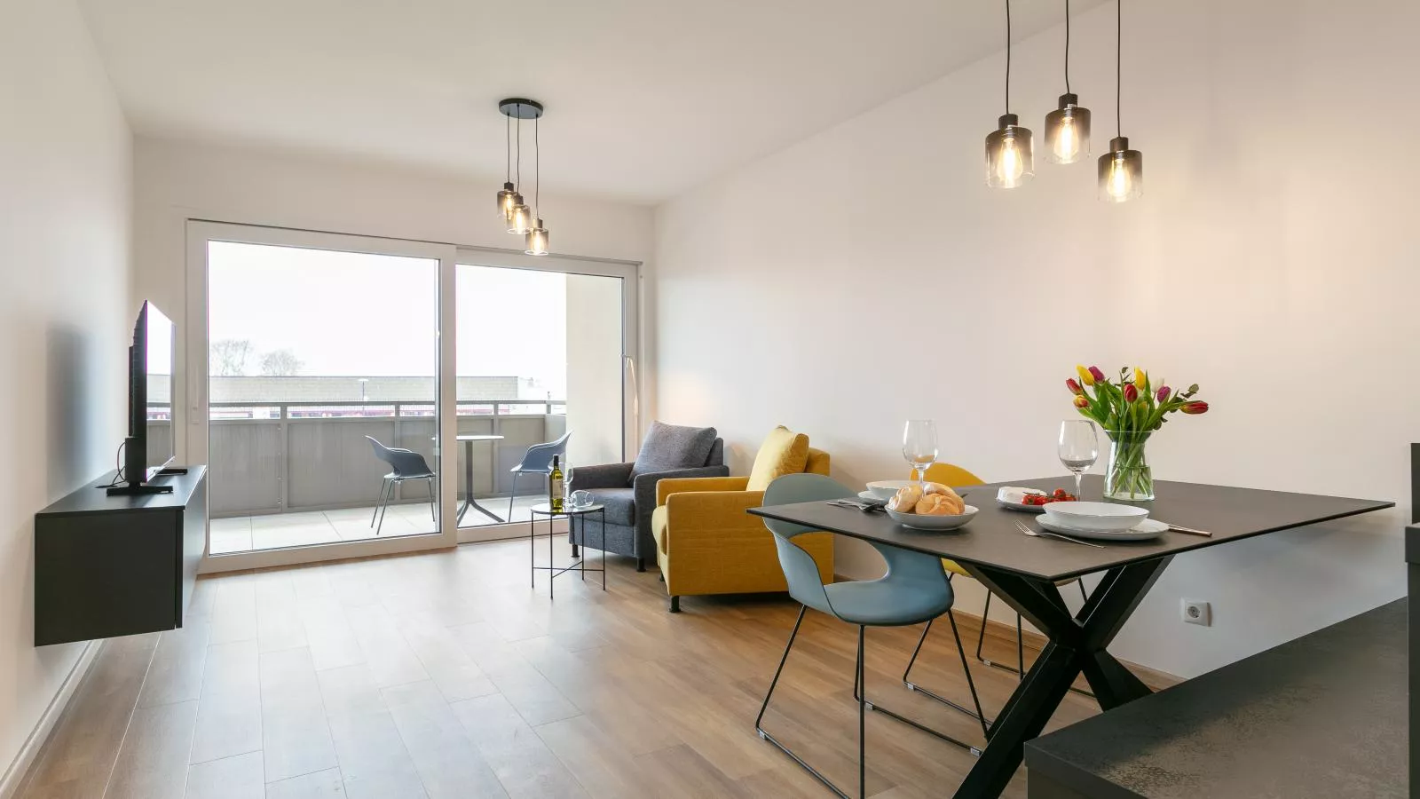 City Apartments Jenbach Top 4 - Woonkamer