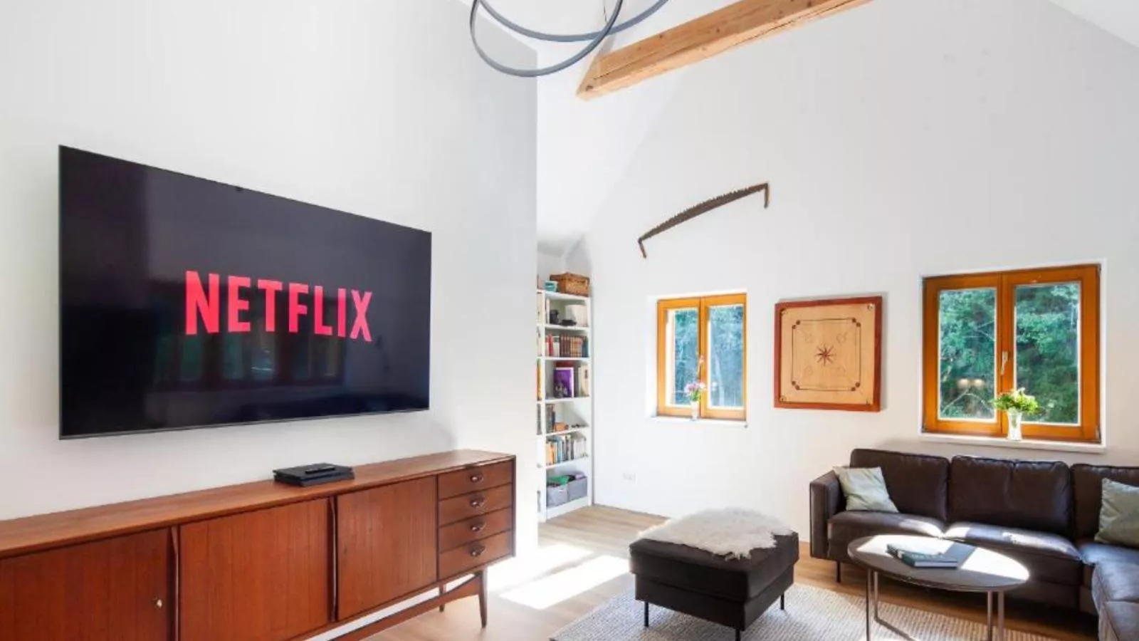 Landhaus Alpenblick Grebenzen - Woonkamer