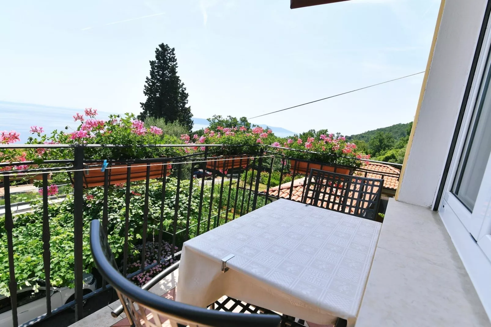 Scenic Retreat Rooms and Family Apartments - Double Room with Balcony and Sea View 3 - Terrasbalkon
