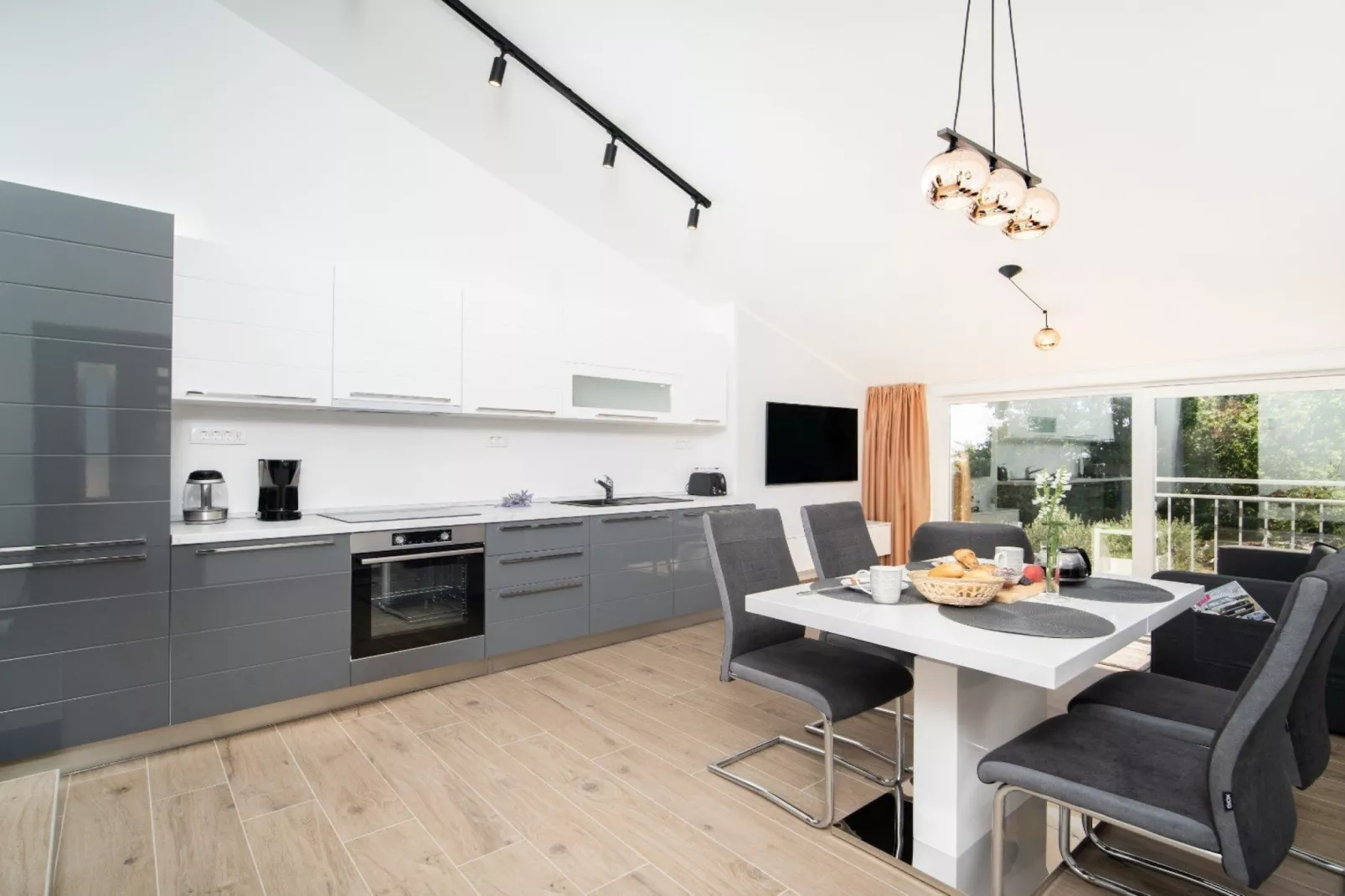 Stylish Two Bedroom Apartment in Labin - Two Bedroom Apartment with Terrace - Keuken