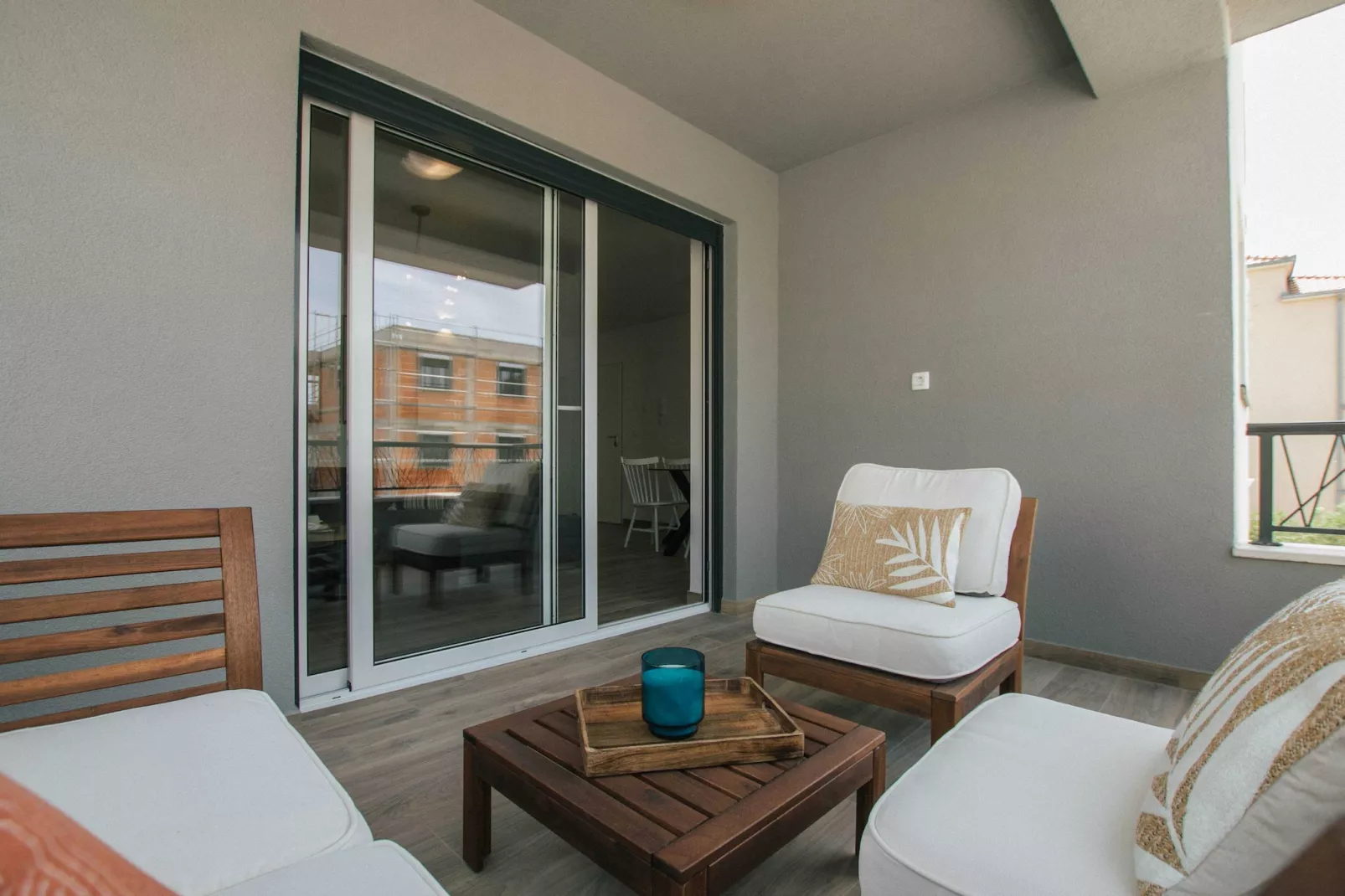 Spacious Luxury Trogir Apartments - Classic Two Bedroom Apartment (Coral) - Terrasbalkon