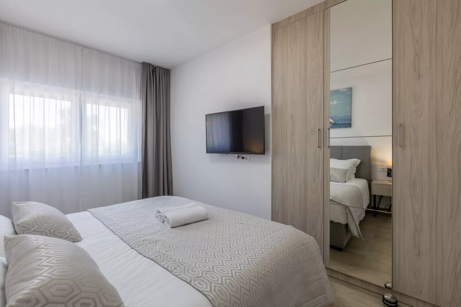 Scenic Kastel Luksic Apartments - One Bedroom Apartment (owner sjever manji) - Slaapkamer