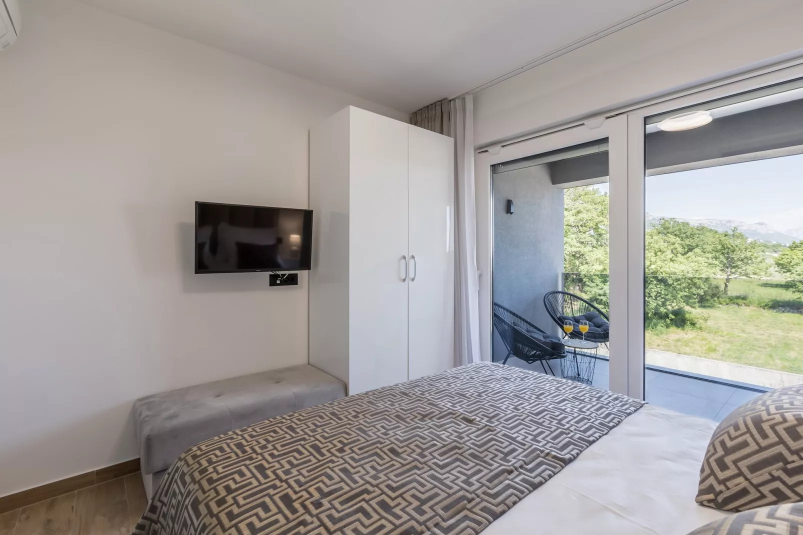 Scenic Kastel Luksic Apartments - Two Bedroom Apartment (owner Penthouse) - Slaapkamer